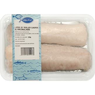 VENTO lomos de merluza europea bandeja 320 g