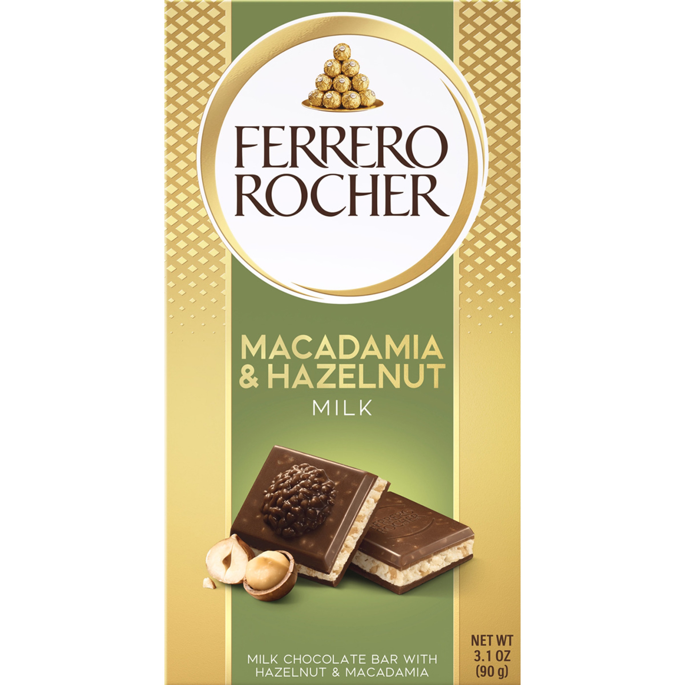 chocolate con leche con macadamia & avellanas