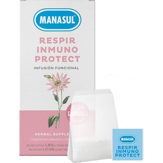 MANASUL Respir Inmuno Protect infusión funcional  con equinácea Behälter 25 Tütchen