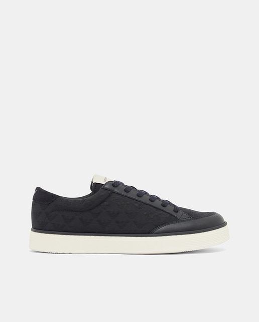 Emporio Armani - Zapatillas de hombre jacquard al tono.