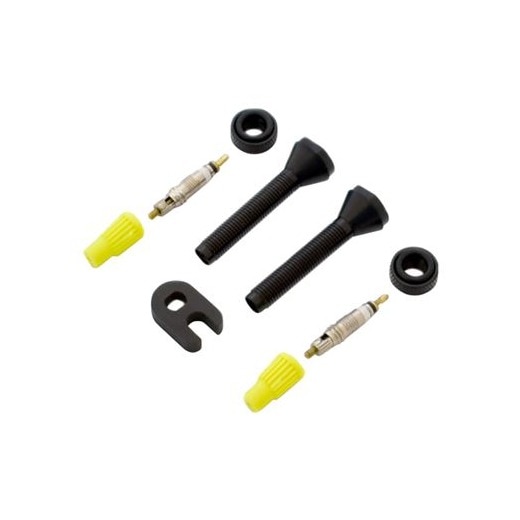 Válvulas Presta Alumínio 60 mm Tubeless (2 Unid.) Preto-1