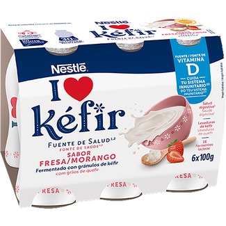 NESTLE Kefir Erdbeergeschmack 6er-Pack Einheiten 100 g