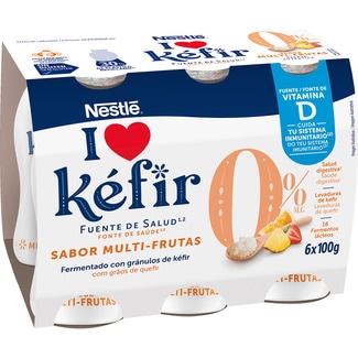 NESTLE Kefir Mehrfruchtgeschmack 6er-Pack Einheiten 100 g
