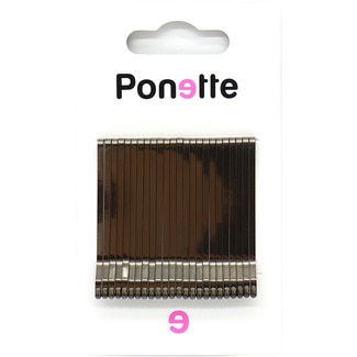 PONETTE flache Haarnadeln für blondes Haar 24 Stück