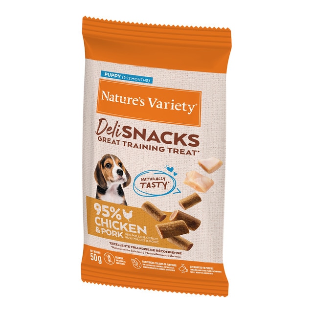 Nature's Variety - Snack para perros cachorros Nature's Variety Deli pollo y cerdo 50 g