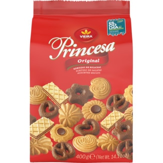 Vieira Princesa Bolachas Sortidas embalagem 400 g