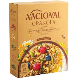 Nacional Granola de Frutos Secos embalagem 300 g