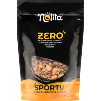 Nolita Granola Bio Sporty com Açúcar embalagem 227 g