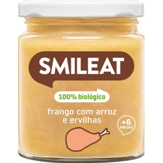 Smileat Frango com Arroz + 6 Meses Biológico frasco 230 g