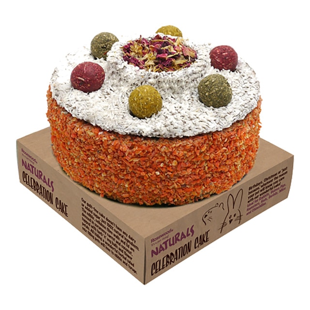 Rosewood - Snack para conejos y roedores adultos Rosewood en forma de pastel con hierbas y verduras 230g.