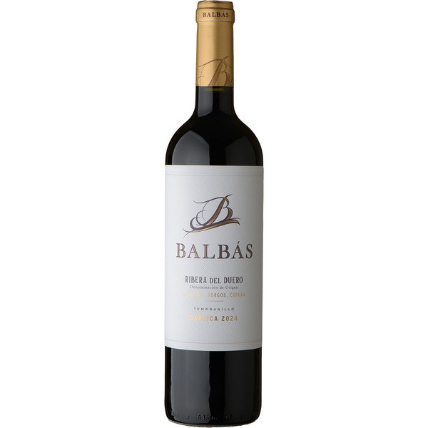 vino tinto joven barrica DO Ribera del Duero botella 75 cl - Balbas