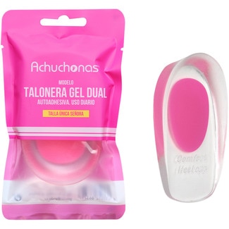 ACHUCHONAS talonera gel dual autoadhesiva siliconaseñora talla única blister 1 unidad