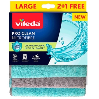 Pano Microfibras Azul e Cinzento embalagem 2 unidades