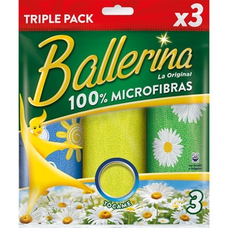 BALLERINA bayeta 100% microfibra La Original Paket 3 Einheiten