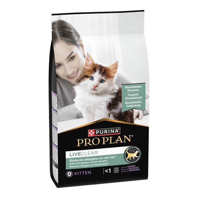 Purina Pro Plan - Pienso para gatitos Liveclear Pro Plan pavo 1,4 kg.