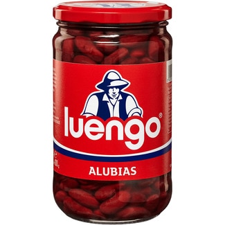 LUENGO alubia roja cocida frasco 400 g neto escurrido