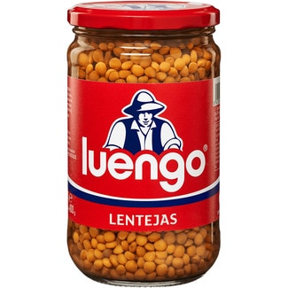 LUENGO lentejas cocidas frasco 400 g neto escurrido