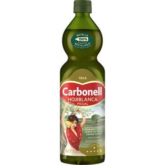 CARBONELL aceite de oliva virgen extra Hojiblanca Picual botella 1 l
