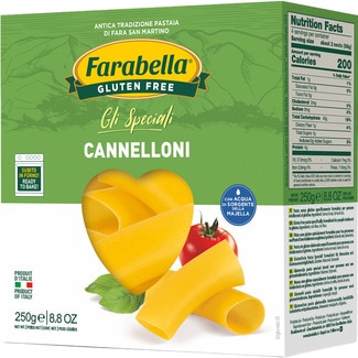 FARABELLA Gli Speciali Cannelloni sin gluten envase 250 g