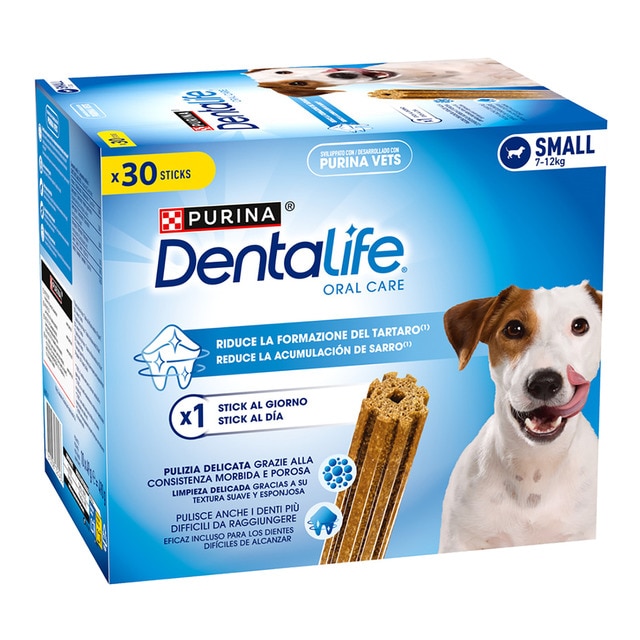 Purina Dentalife – Snack dental para perros pequeños Purina DentaLife. Talla 30 sticks