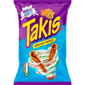 Takis Snack de Milho Buckin Ranch embalagem 90 g