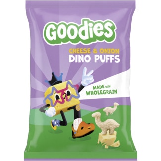 Goodies Snack Dino Queijo e Cebola embalagem 30 g