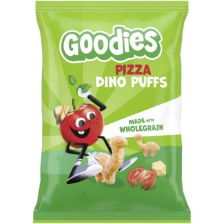 Goodies Snack Dino Pizza embalagem 12 g