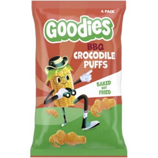 Goodies Snack BBQ Crocodilos embalagem 30 g