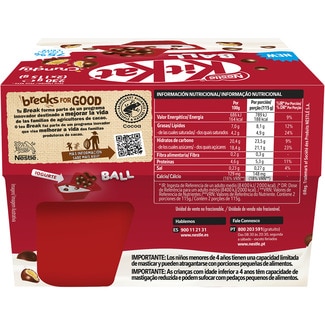 Mix-in yogur natural azucarado con bolitas de Kit Kat pack 2 unidades 115 g - Nestle Kit Kat