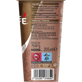 Espresso bebida láctea de café sin gluten vaso 205 ml - Nescafe Latte