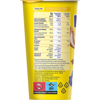Shake batido de chocolate 86% de leche vitamina D y calcio sin gluten vaso 180 ml - Nestle Nesquik