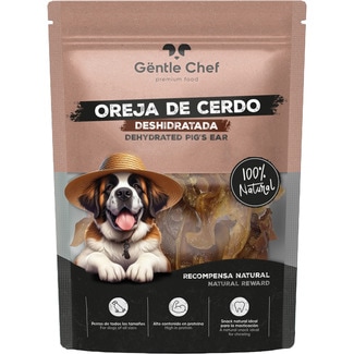 GËNTLE CHEF oreja de cerdo deshidratada para perros bolsa 120 g