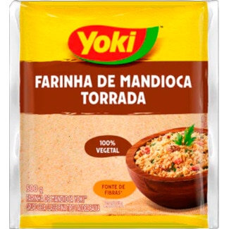 Yoki Farinha de Mandioca Torrada embalagem 500 g