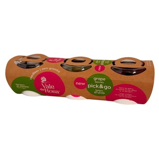 Uva Rosada Sem Grainha Tripack 3X100 embalagem 300 g