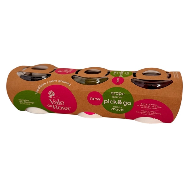Uva Rosada Sem Grainha Tripack 3X100 embalagem 300 g