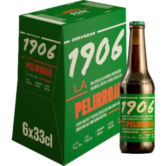 1906 Cerveja de Espanha Irish Red Ale Pack 6 unidades garrafa 33 cl