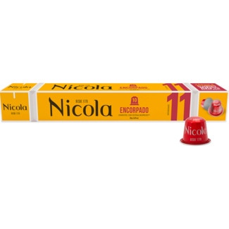 Nicola Café Alumínio Encorpado embalagem 10 unidades