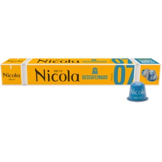 Nicola Café Alumínio Descafeinado embalagem 10 unidades