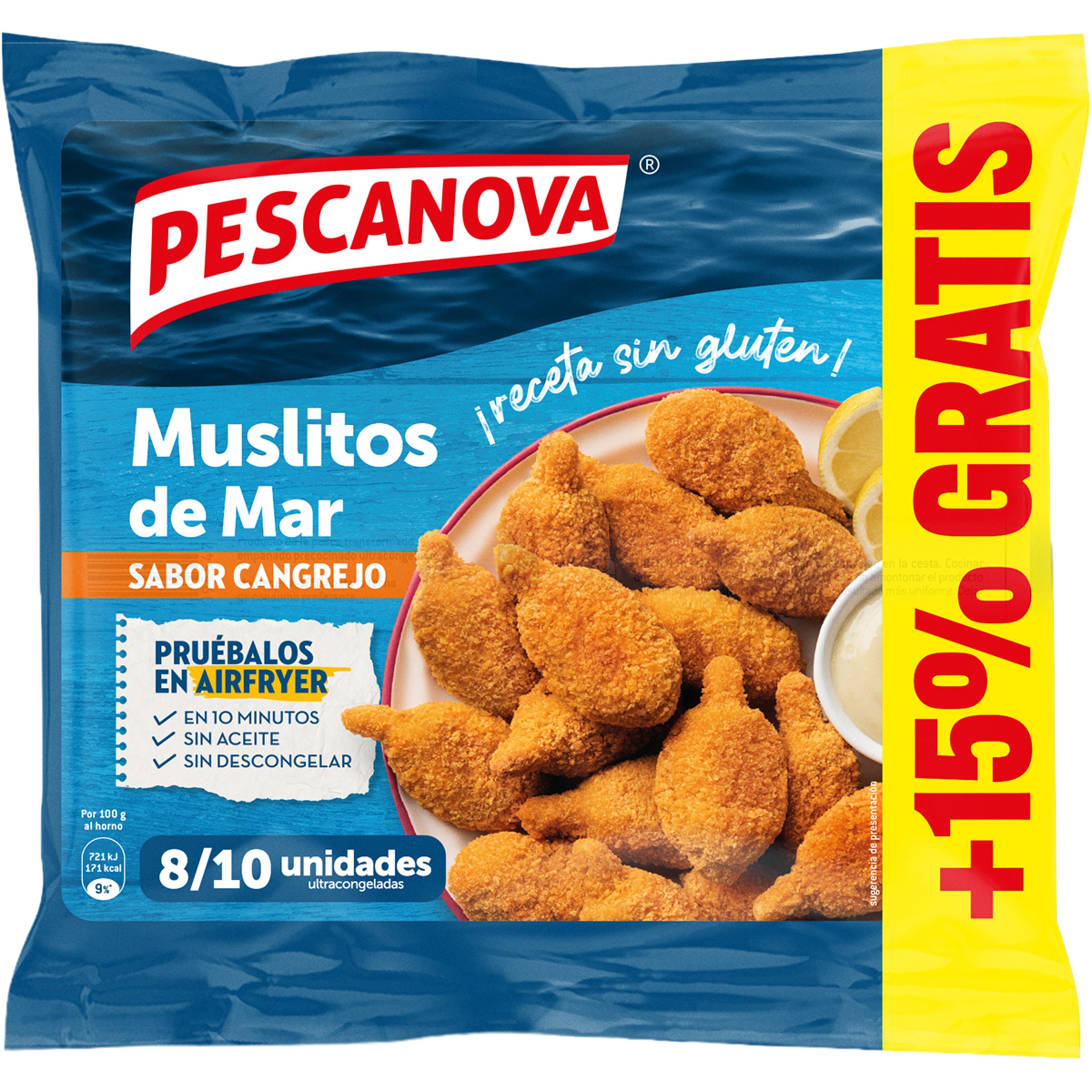 muslitos de mar sin gluten y sin lactosa