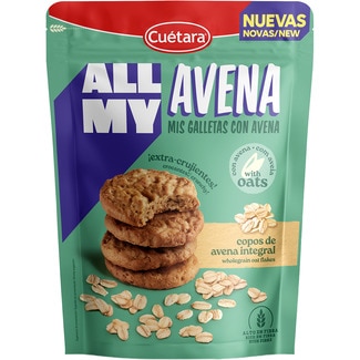 CUETARA galletas de avena integral All My Avena bolsa 170 g
