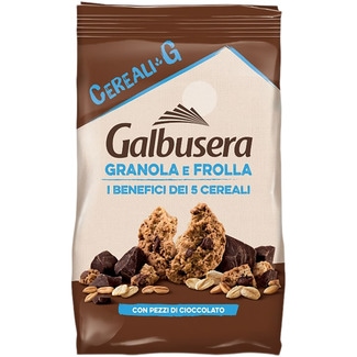 GALBUSERA galleta de granola 5 cereales con trozos de chocolate Tasche 300 g