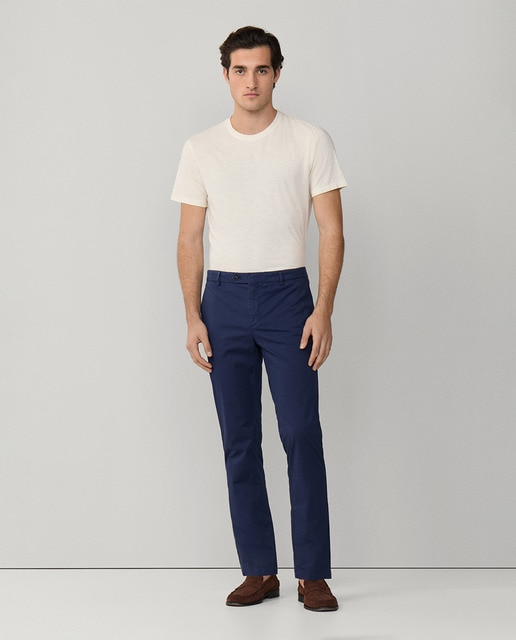 Hackett - Pantalón chino de hombre tejido ultraligero tallas grandes.