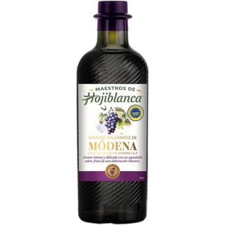 MAESTROS DE HOJIBLANCA vinagre balsámico de Módena IGP aceto balsámico di Módena Flasche 250 ml