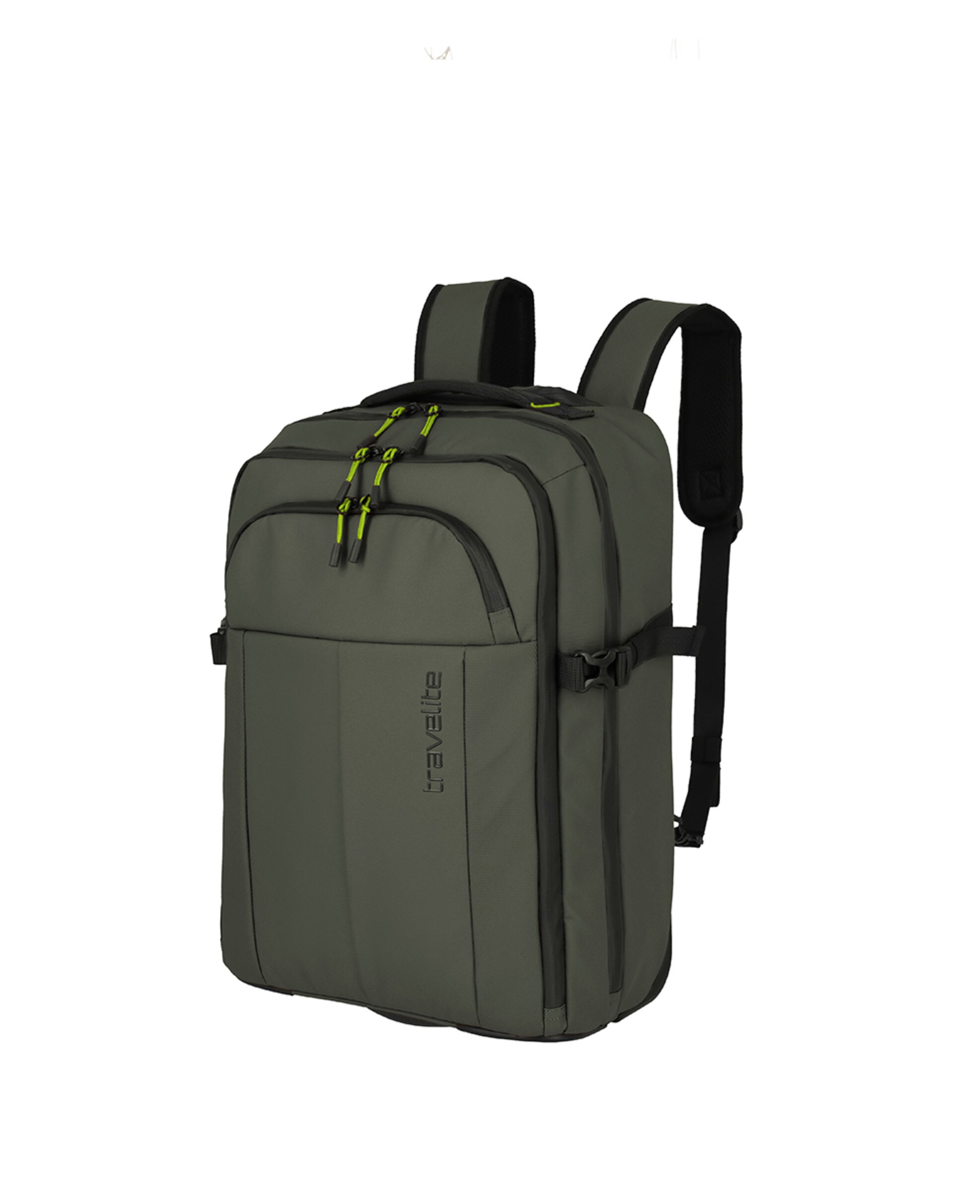 Trolley-Mochila em Poliéster - 27 L Caqui-12