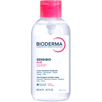 BIODERMA agua micelar Sensibio H2o Pump para pieles sensibles Topf 850 ml