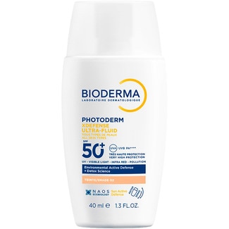 BIODERMA protector solar facial Photoderm Xdefense Ultra-fluid SPF50+ con color tono 02 can 40 ml