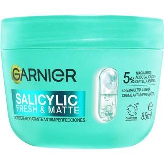 GARNIER crema ultra ligera sorbete hidratante anti-imperfecciones con ácido salicílico Schale 85 ml para todo tipo de pieles