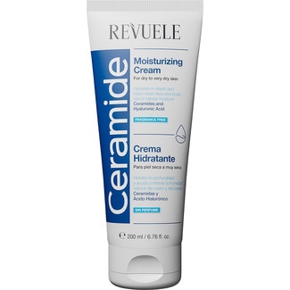 REVUELE crema hidratante con Ceramidas para piele seca a muy seca cuerpo y cara Rohr 200 ml