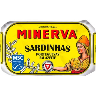 Minerva Sardinha Inteira em Azeite lata 120 g