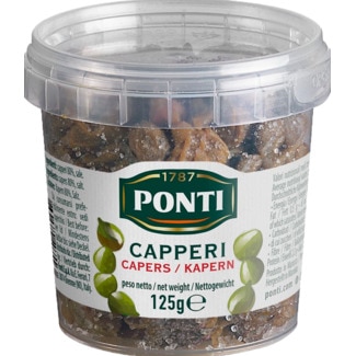 Ponti Alcaparras com Sal frasco 155 g